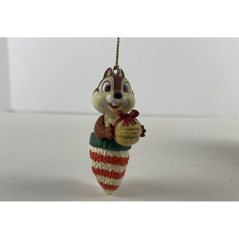Vintage Disney Christmas Ornament Chip mitten Grolier W/ Box